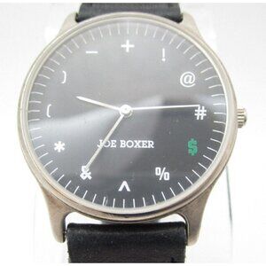 Vtg 1995 Joe Boxer Timex Symbols Quartz WR Analog 35mm Dial Round Watch (G233)